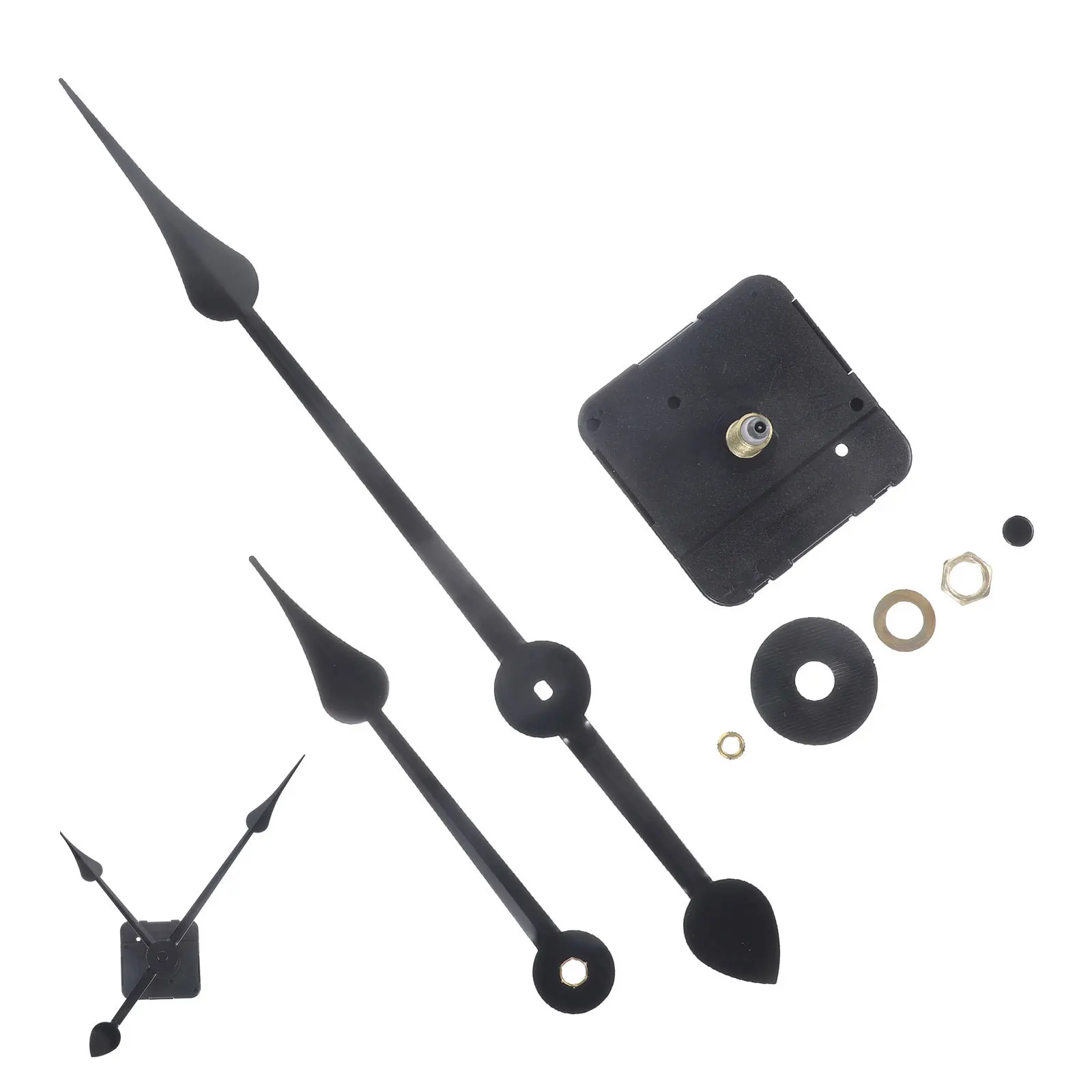 

High Torque Quartz Movement Wall Clock Mechanism Replacement DIY Kit Parts Long Accessories