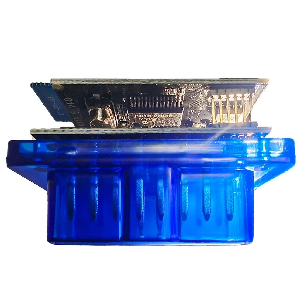 Newest PIC18F25K80 ELM327 Bluetooth V1.5 Super MINI Satble 2PCB Board Code Reader ELM 327 Supports All OBD2 Protocols