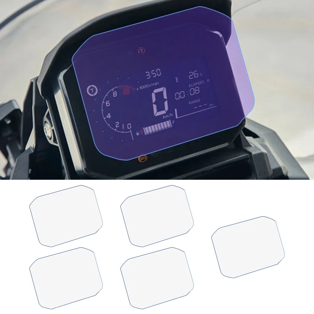 Dashboard Protector Motorcycle Instrument Film Dashboard Protection Display Scratch Guard Easy To Clean For Honda ADV350
