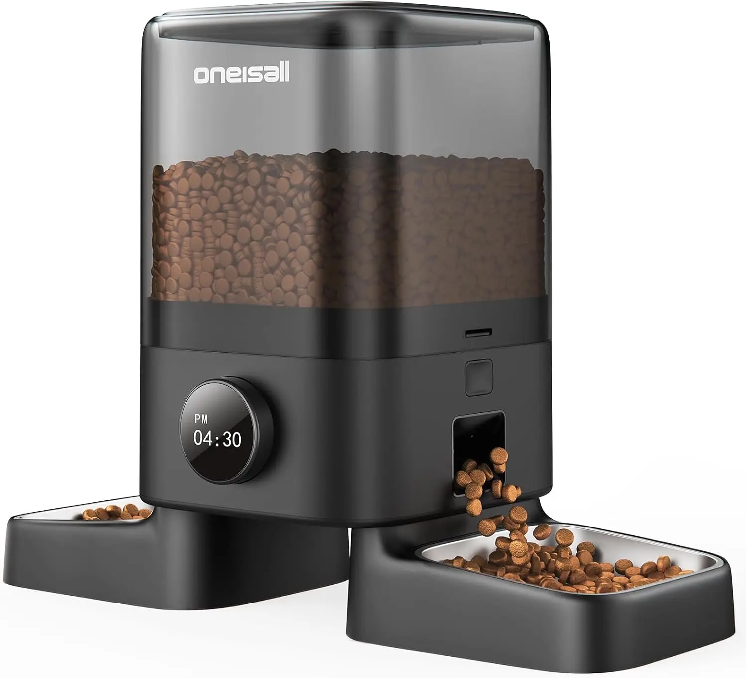 

Automatic Cat Feeder for 2 Cats, 20 Cups/5L Auto Pet Feeder, Timed Dry Food Dispenser for Small Pets Indoor