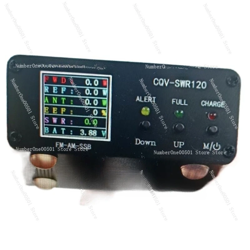 

CQV-SWR120 120w Digital Power Standing Wave Meter 240 * 240 Full Color High Definition Display FM-AM