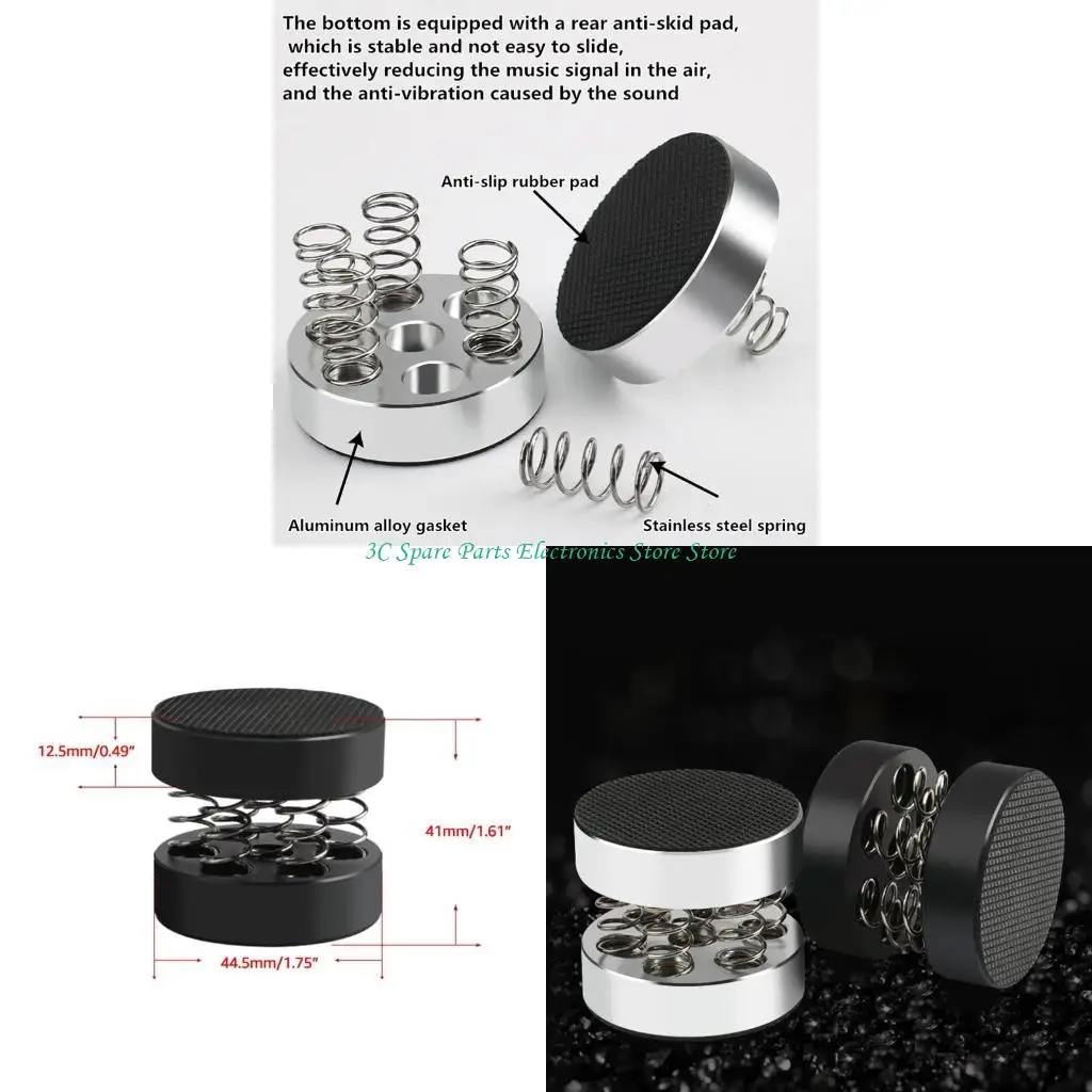 SZ 4 個スピーカースタンド足スプリングパッド強力な衝撃吸収床足爪分離マット使いやすい小さな小道具