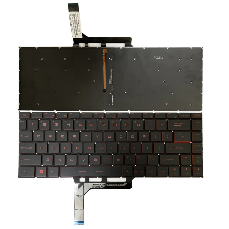

FOR MSI Stealth 8SG Stealth Thin 8RE US Red Keyboard Backlit NSK-FDABN_800