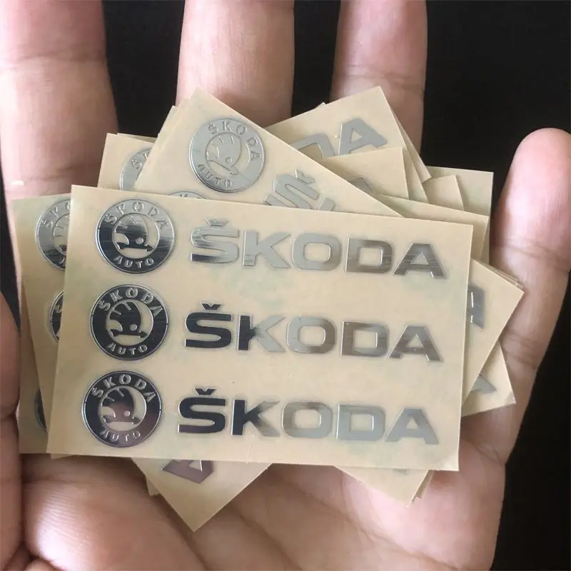 

Car Styling Body Decoration Stickers Decals For Skoda Octavia Superb Rapid Kodiaq Karoq Fabia Kamiq VRS Enyaq Citigo Accessories