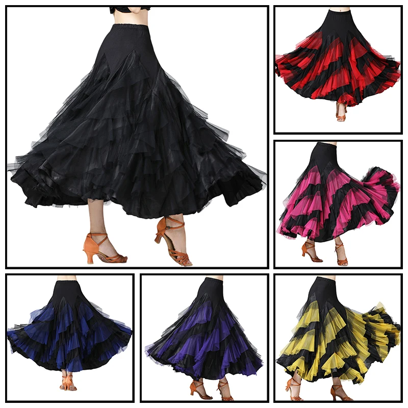 falda-de-baile-flamenco-para-mujer-falda-larga-espanola-con-volantes-gran-vuelo-cintura-elastica-disfraz-para-presentaciones-y-practica-en-el-escenario