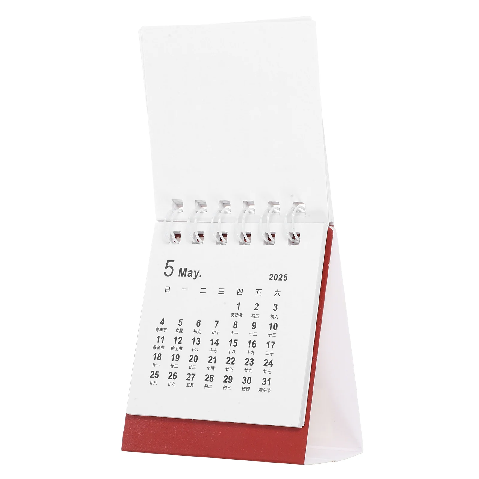 

Mini 2025 Inspirational Text Desk Calendar Small Desktop Planner for Office Desk Note Taking and Date Tracking Motivational