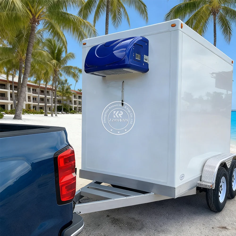 

Hot Sale Mobile Custom Outdoor Portable Cool Room Trailer Chiller Freezer Small Trailer Refrigeration Unit