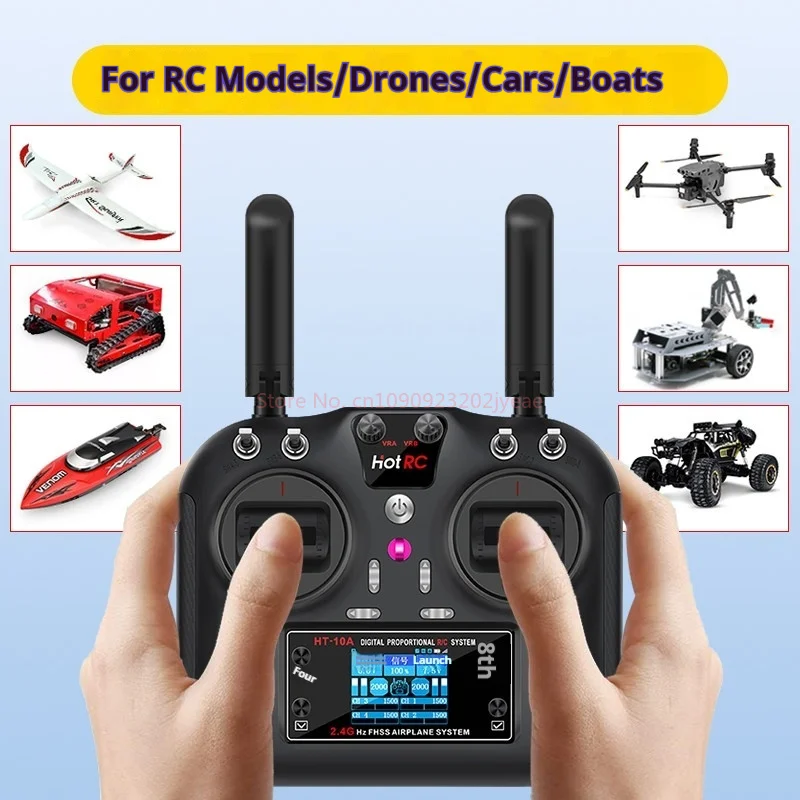 HOTRC China Airlines HT-10A modèle télécommandé Drone multi-rotor véhicule Intelligent et navire ROS Robot 2.4G