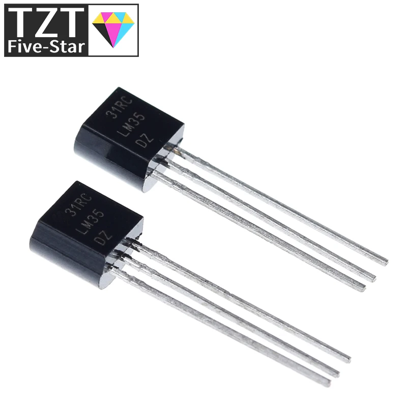 3/5 قطعة LM35DZ LM35 درجة حرارة مئوية دقيقة