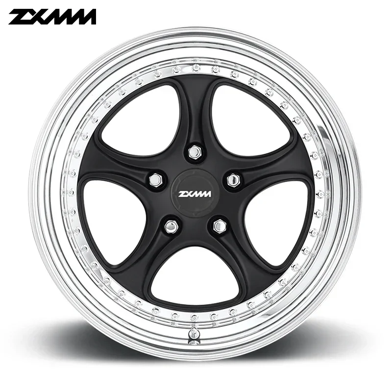 Customize 3 piece forged wheel 18 20 22 26  passenger car wheels 5x130 5x120 5x114.3  6x139.7 deep concave wheels for impala