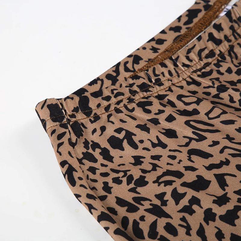Y2k Gyaru Leopard Women¡¯s Long Pants Slim Fit Sexy Rave Trousers All-Match American Retro Fashion Trendy Clothes