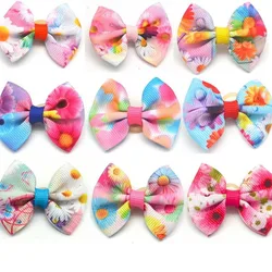 10 PCS Dog Grooming Hair Bows Dog Bows Mix Colours Small Dog Accessories Dog Hair Rubber Bands Pet Headwear Pet Supplier