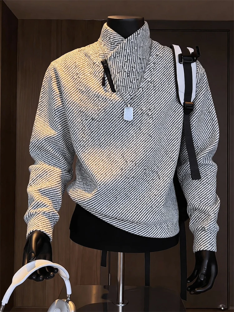 

Мужская толстовка American Sle Splice Zipper, весенняя, плотная, повседневная, базовая, модная, свободного кроя, из полиэфирного волокна, с длинными рукавами