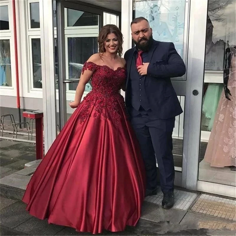 

ANGELSBRIDEP винно-красное бальное платье, платья для Quinceanera для 15 летий, официальное атласное платье длиной до пола для 15-летнего возраста