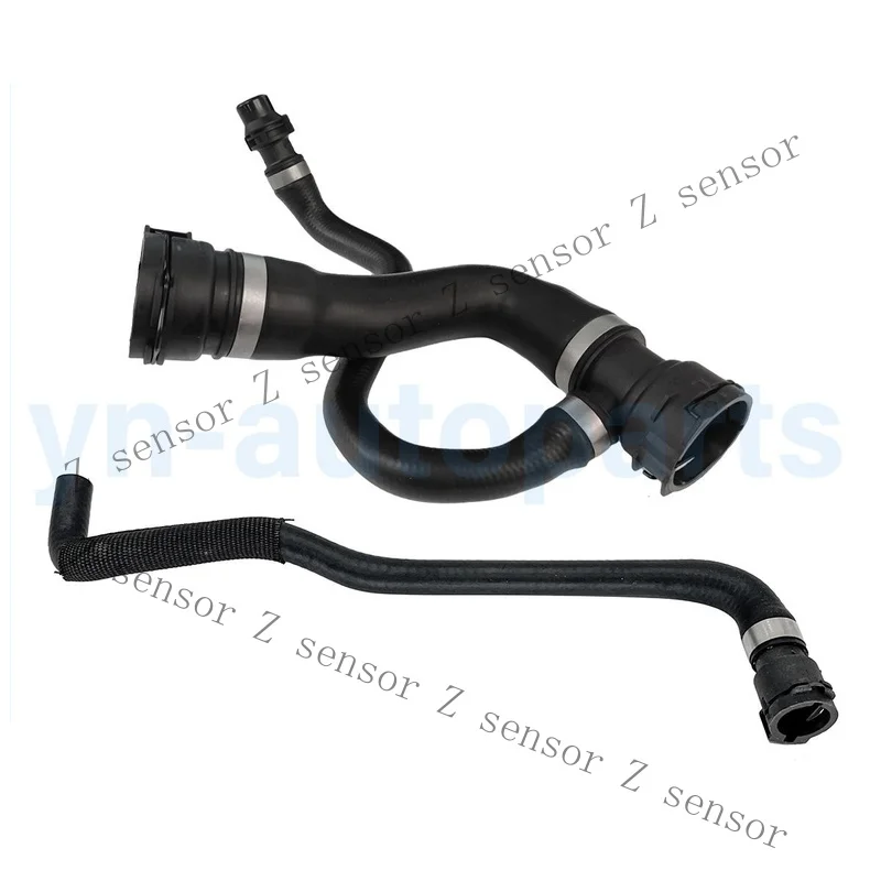 Z+ Set of 2PCS Radiator Water Vent Hose +Radiator Coolant Hose For BMW X5 E70 3.0si