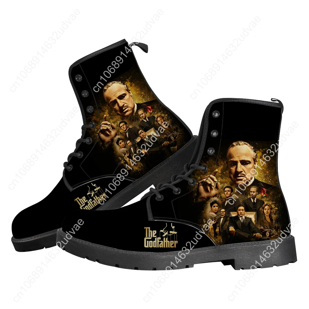 

The Godfather Trilogy Boots Mens Womens Teenager Shoes Casual Boot Hot Movie Outdoor Light High Quality Couple Customize Shoe