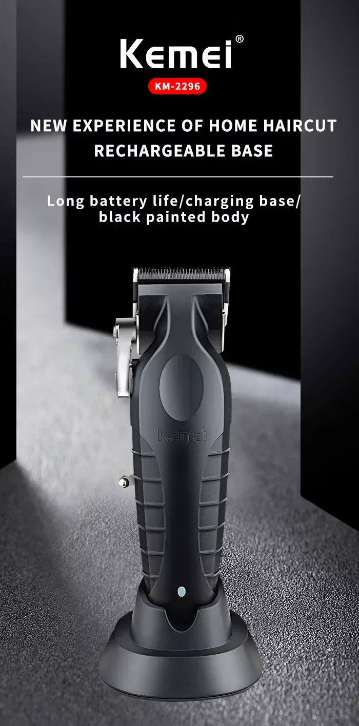 Kemei KM-2296 KM-2299 KM-T95 Professional Electric Hair Clipper Set Electric Shaver Men's Grooming Trimmer Care Kit Hair Clipper
