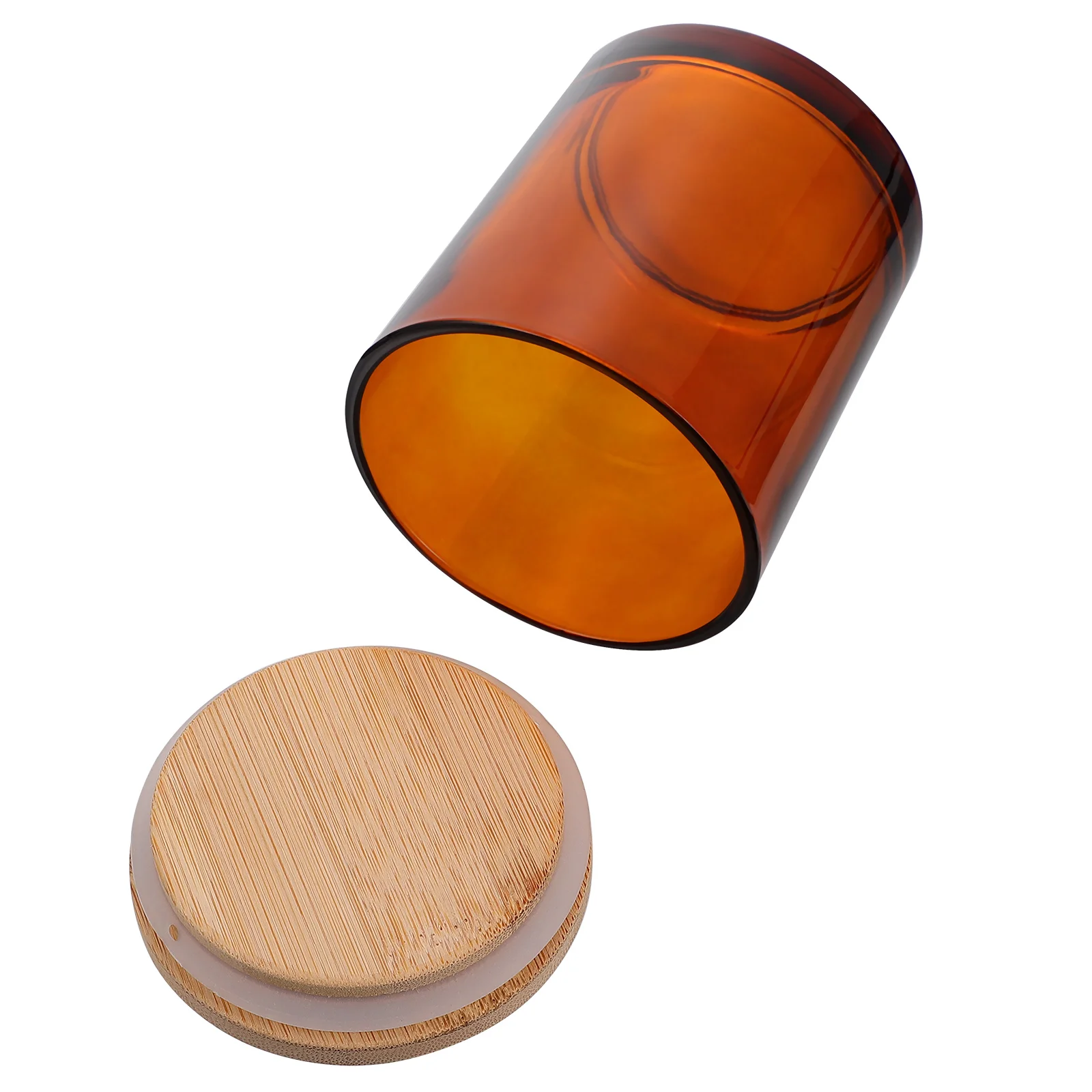 

4 set Aromatherapy Tin Cans 4 Sets Diy Scented Containers With Lids Glass Jars For Home Office Decor Making Kit