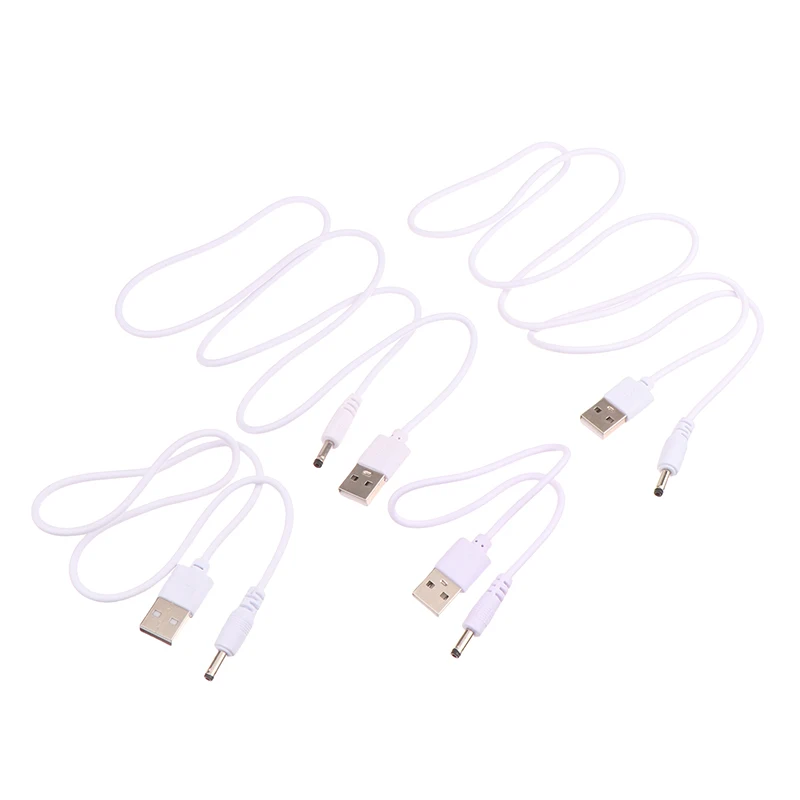 USB To DC 3.5mm Power Cable Jack Connector 5V Charger Power Cable Universal For HUB Mini Fan Router Speaker MP3/MP4【Homeclub】