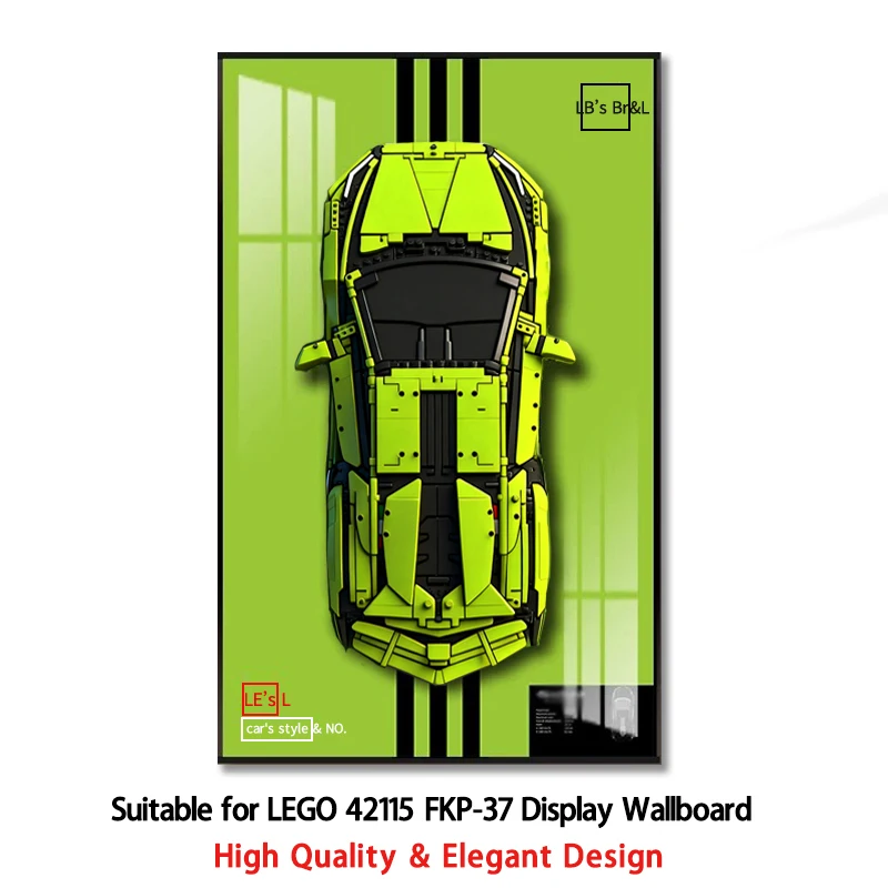 

NEW Display Wallboard Suitable for LEGO 42115 FKP-37 building block car model Wall Mount Display box Photo Frame