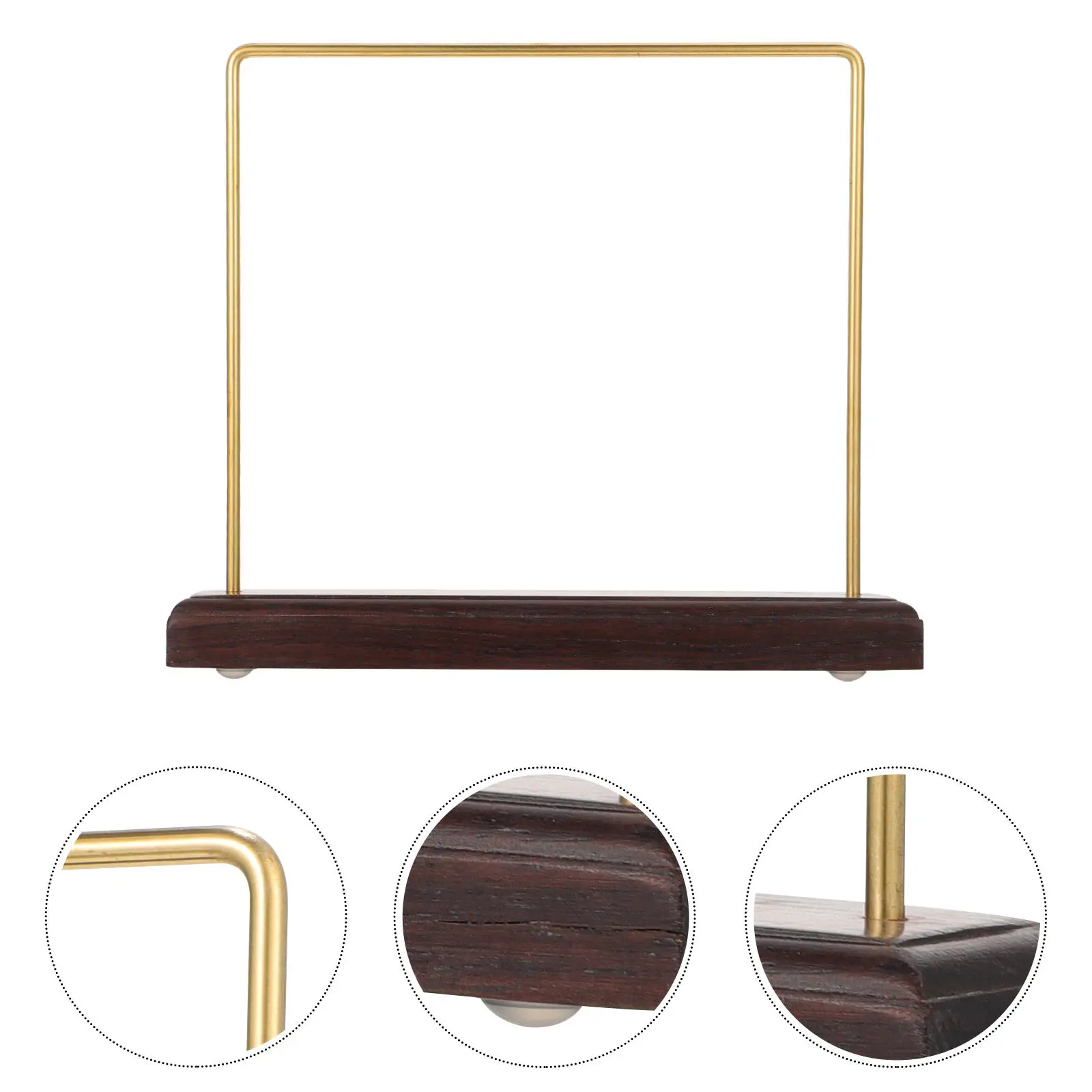 

Подставка для ювелирных украшений, 1 шт., компактный органайзер для хранения ожерелий и серег, деревянная основа, для ювелирного магазина и домашнего использования