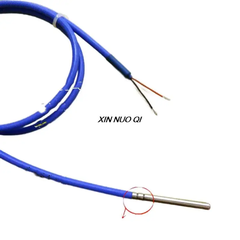 QUARKZMAN NTC 15K Temperatursensor Kupfer Temperatursensor Sonde 35cm | 1 Stück, Thermometer-Verlängerungskabel, Wasserdicht, Mit XH2.54-2P-Anschluss