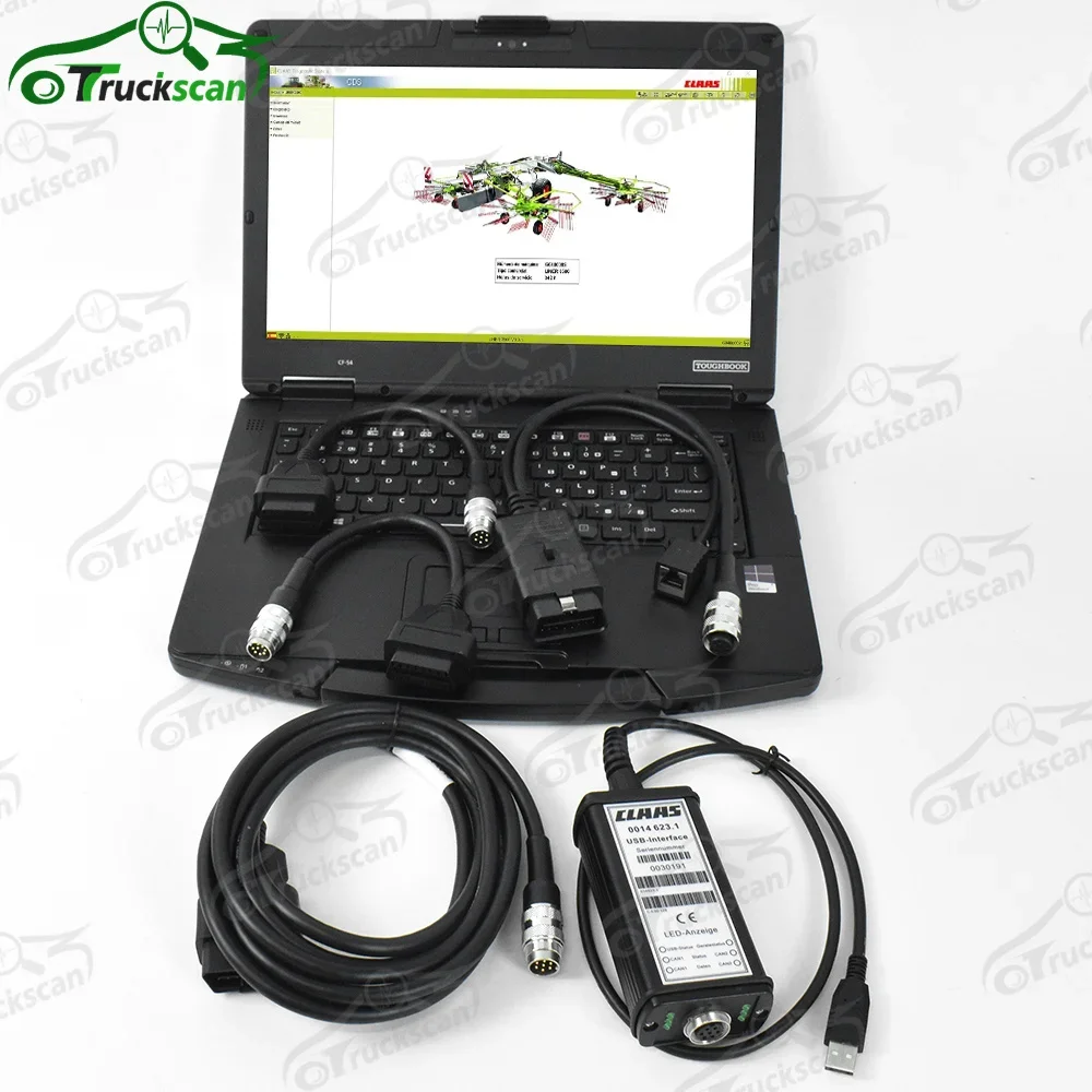 For CLAAS CANBUS MetaDiag Truck tractor New Agriculture Machinery Diagnostic Scanner Claas Canbus CDS V7.51 and cf53laptop