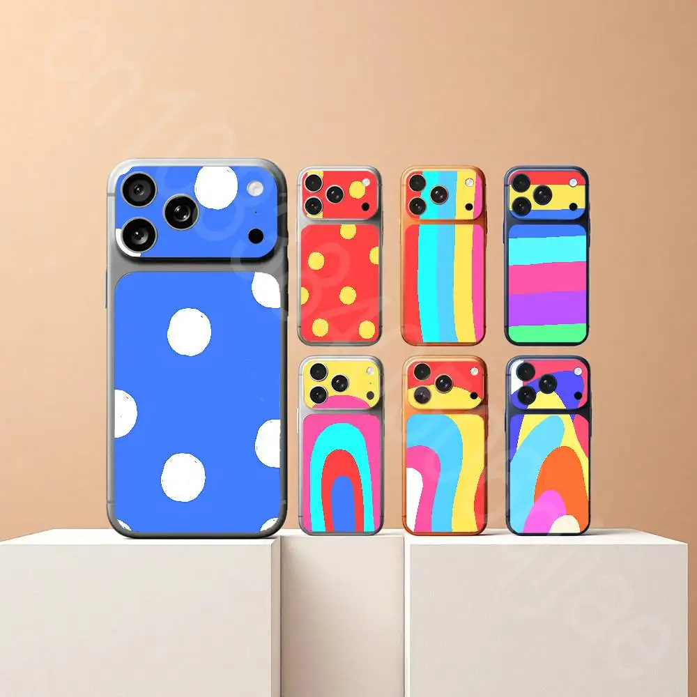

Creative graffiti For iPhone 17proMax 17pro Full Cover Decal Skin Wrap Colorful Rear Protective Sticker Film