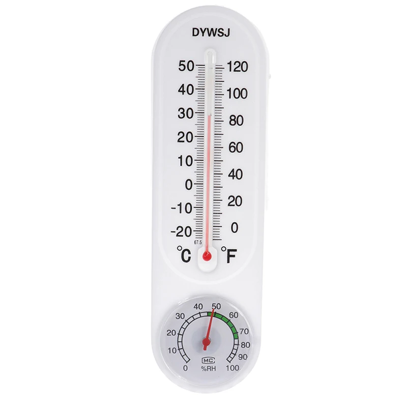 Wall-mounted Household Analog Thermometer Hygrometer Humidity Monitor Meter