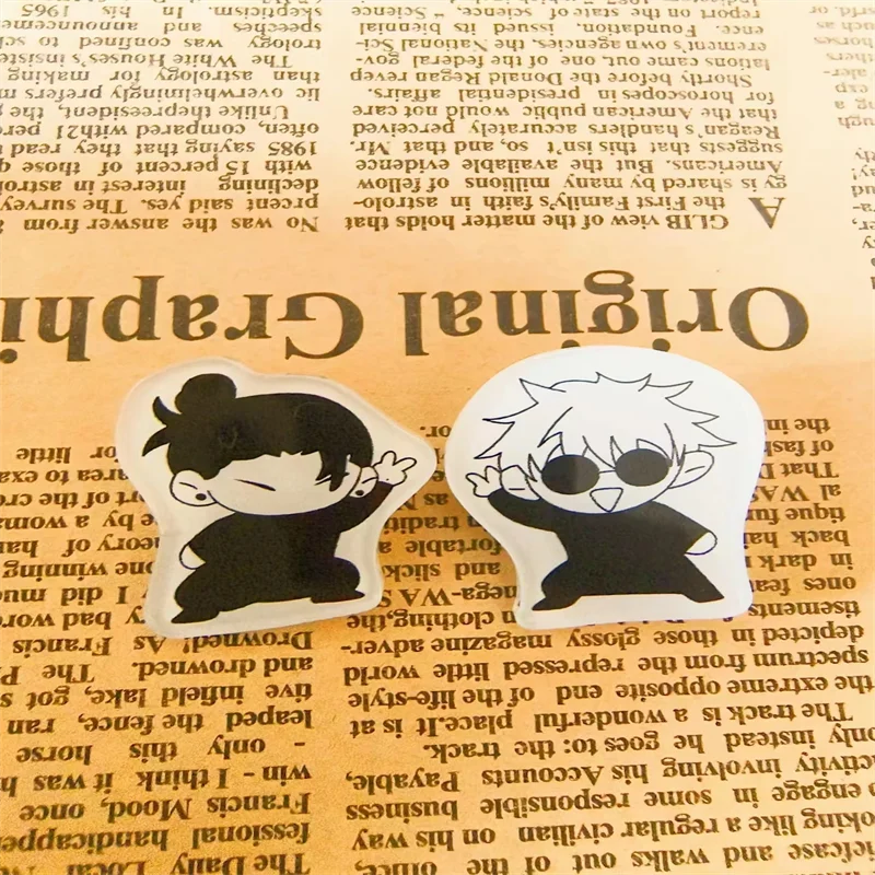 Broche de desenhos animados Gojo Sato Geto Suguru Jjk Jujutsu K Pin de botão macio