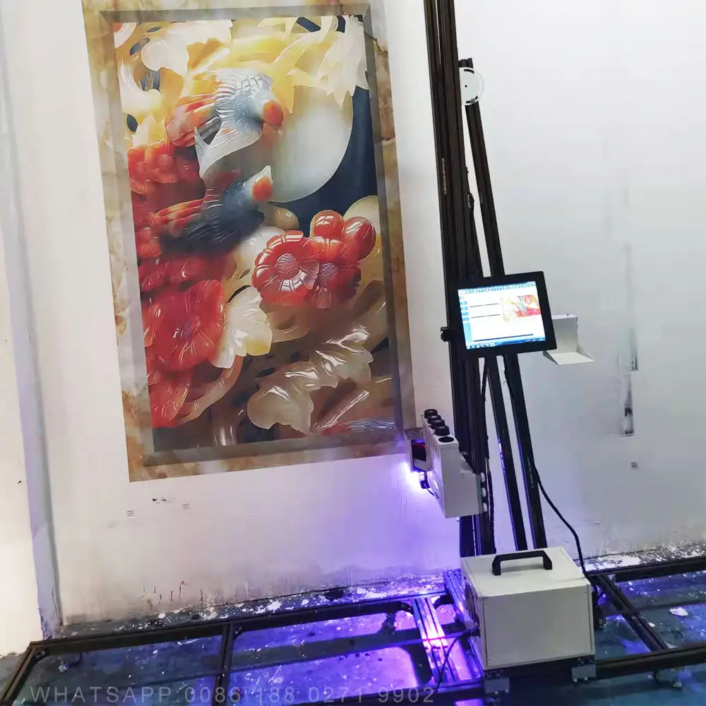 3D Inkjet Wall Printing Machine Intelligent Picture Wall Printer Machine 3D Mural Printing Machine