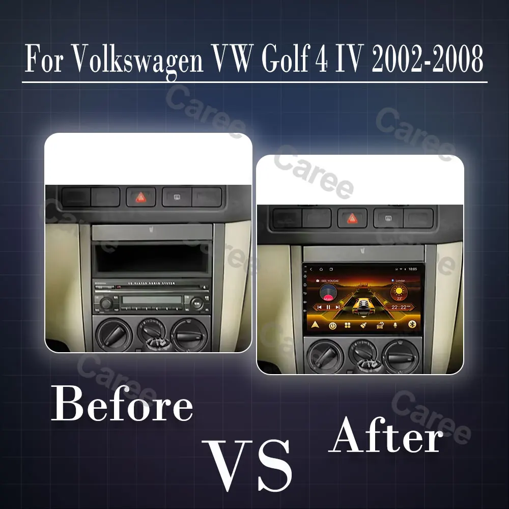 Android 16 Car Multimedia Player for VW Golf 4 IV 2002-2008