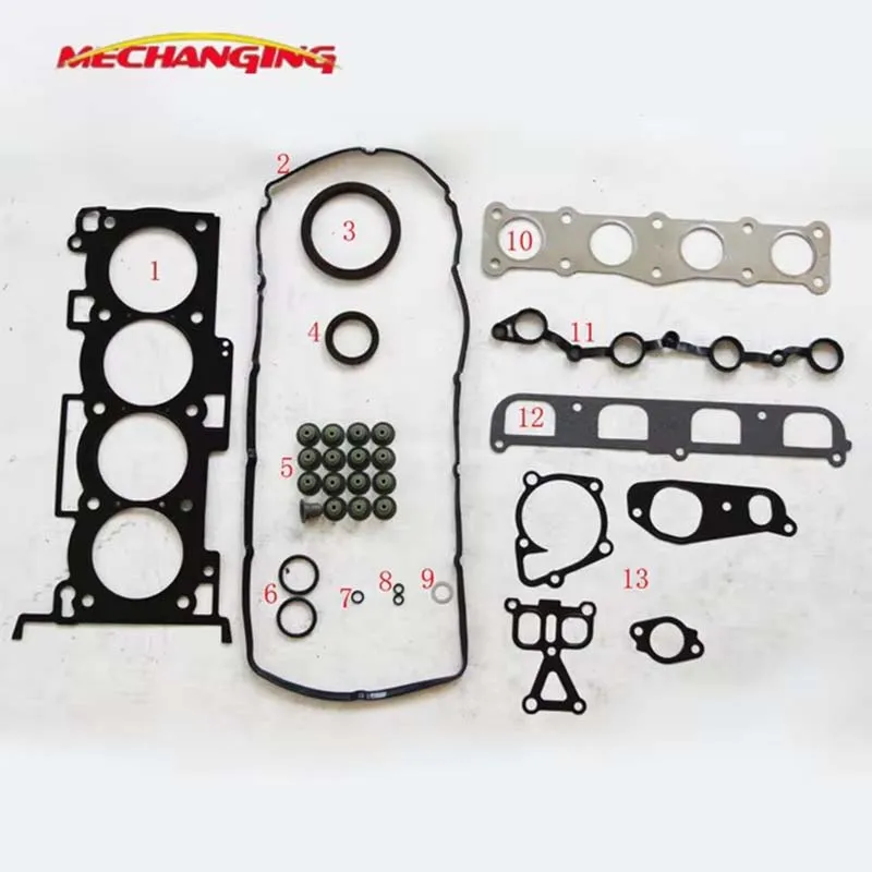 G4KC For HYUNDAI SONATA IX35 2.4 16V Metal Engine Gasket Full Set  Engine Rebuilding Kits 20910-25B00 50256800