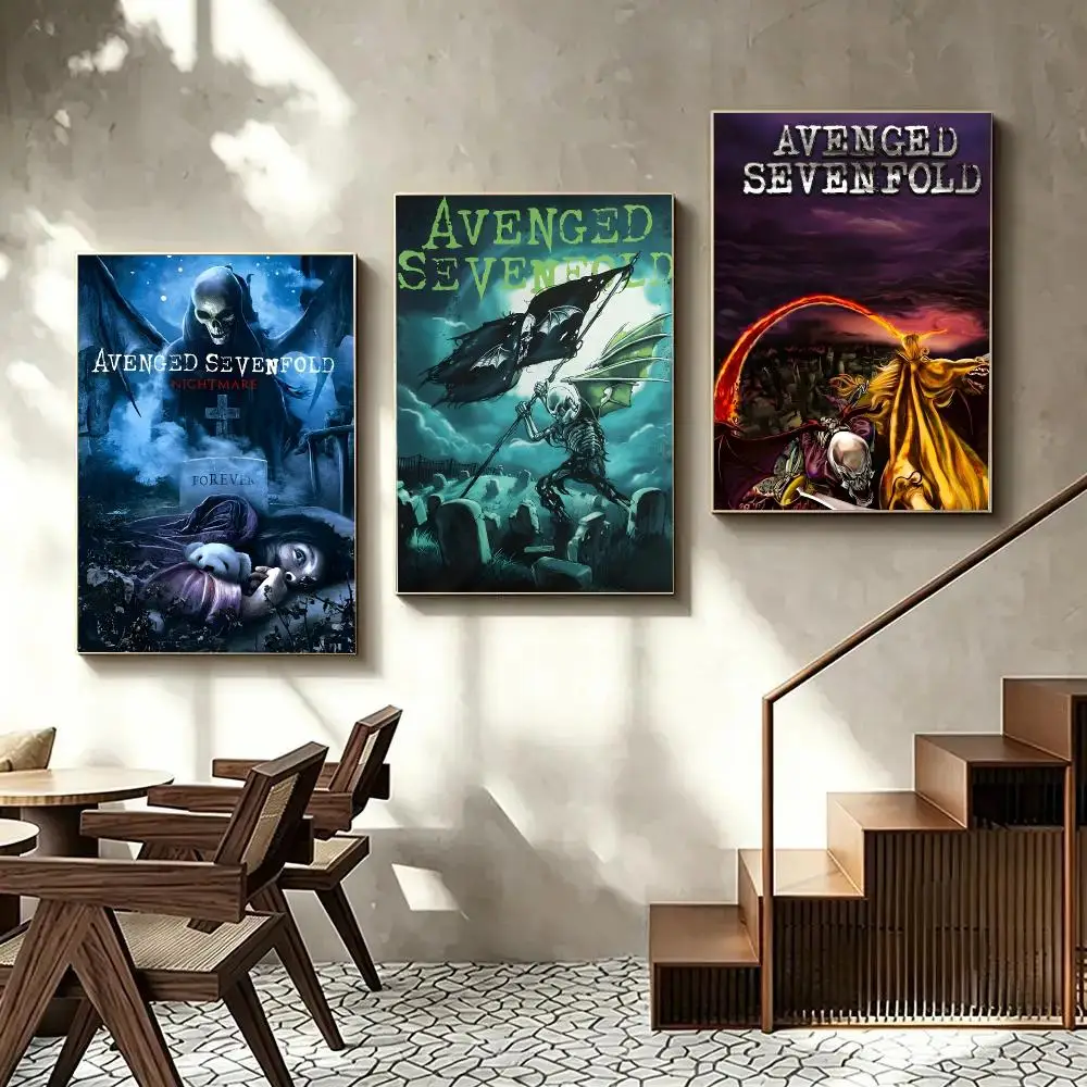 Avenged Sevenfold Poster HD Prints Painting Wall Art For Living Room Home Bedroom Decoration