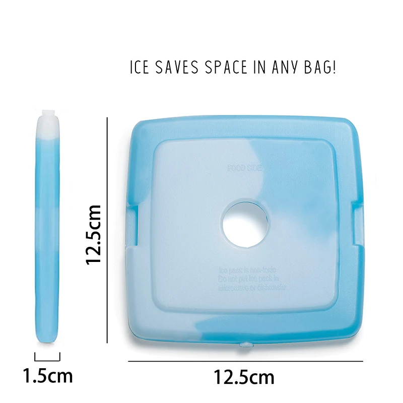 2/4/8PCS Reusable Ice Pack for Lunch Box Cooler Bag Trips Gel Ice Pack Portable Camping Cooler Long-Lasting Cooling for Picnics