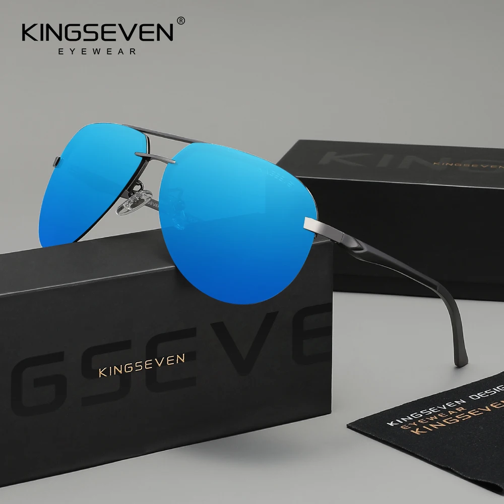 

Оригинальные брендовые модные солнцезащитные очки без оправы для мужчин, классические поляризационные очки UV400 в большой оправе, повседневные очки для вождения на открытом воздухе