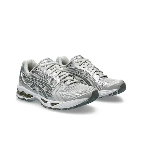 ASICS Gel-Kayano 14, soft outsole, comfortable for outdoor wear, silver grey unisex low-top casual running shoes 1202A056-021