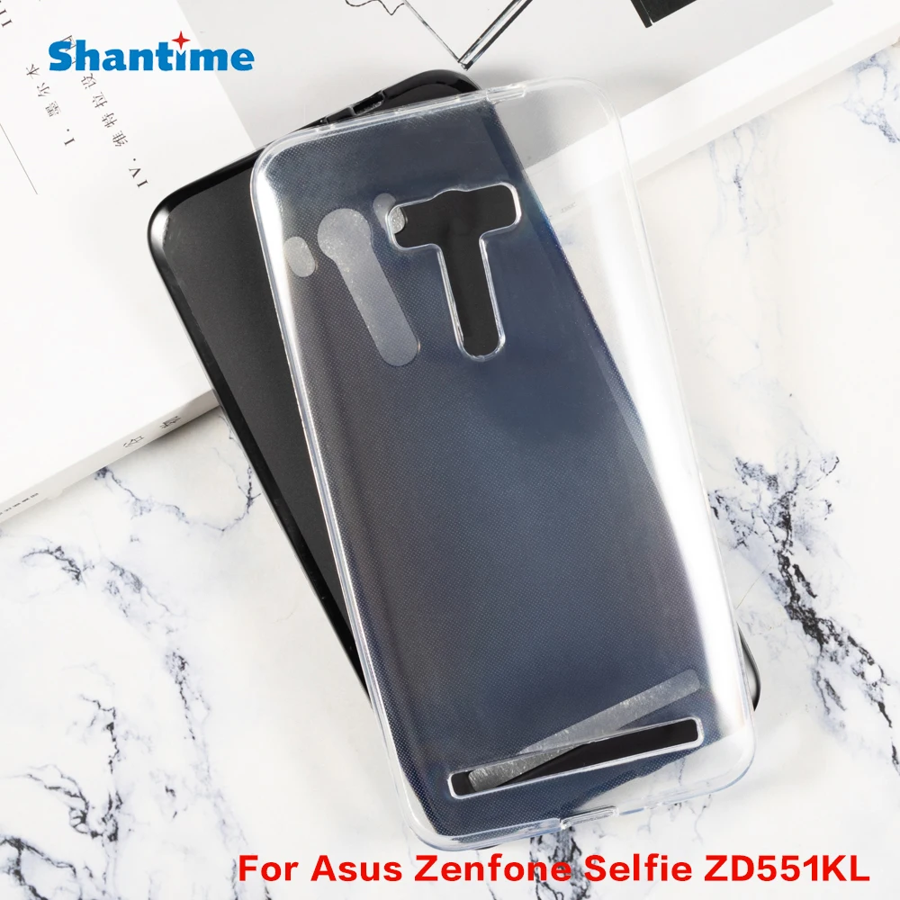 Para Asus Zenfone Selfie ZD551KL Gel Pudding silicona teléfono funda protectora trasera para Asus Zenfone Selfie ZD551KL funda TPU suave