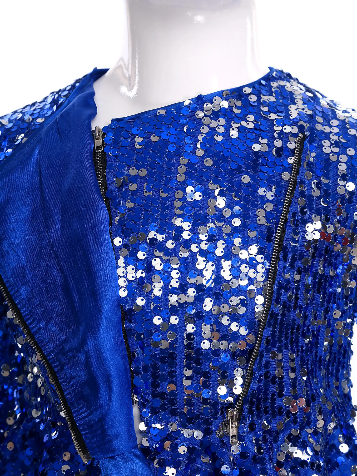 سترات بناتي متألقة بالترتر معاطف للأطفال سترة من الترتر بأكمام طويلة مكشكشة بيبلوم ملابس خارجية عصرية ملابس خروج