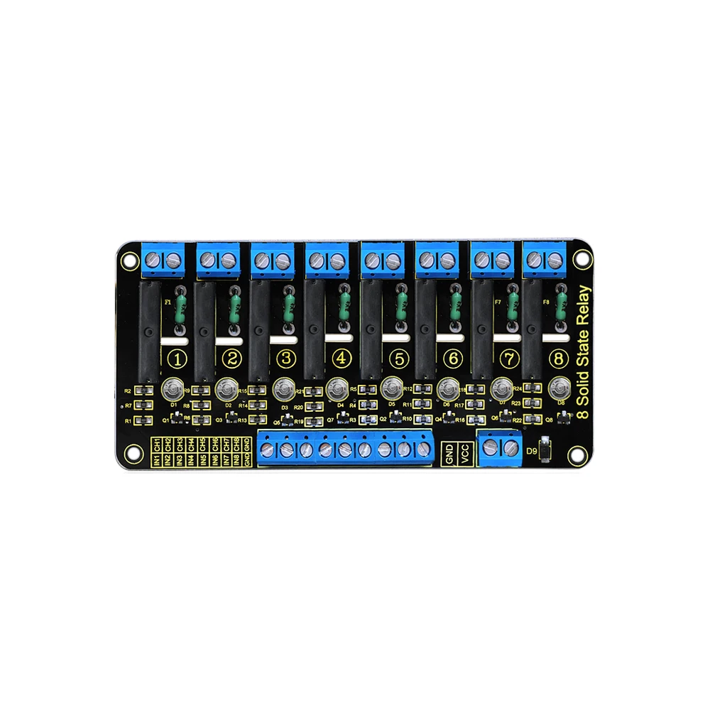 Picture 7: Keyestudio 1 2 4 8 16 Channel Relay Module With 5V 12V Optocoupler Relay Output 1 2 4 8 16 Way Relay Module For Arduino