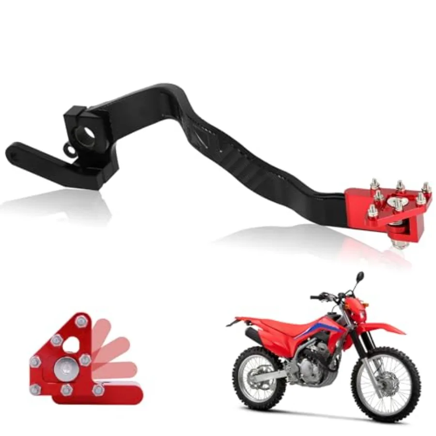 

Foldable CNC Motorcycle Rear Brake Pedal Foot Lever for CRF250F CRF 250F 20192025 Dirt Pit Bike OffRoad Racing Performance Enha