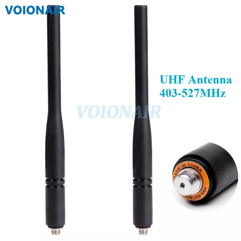 

VOIONAIR 2pcs UHF 403-527MHz Antenna for Motorola GP328D GP338D XiR P6600 DGP8550 DEP550 XPR3500 XPR7350 XiRP6600 XiRP8628