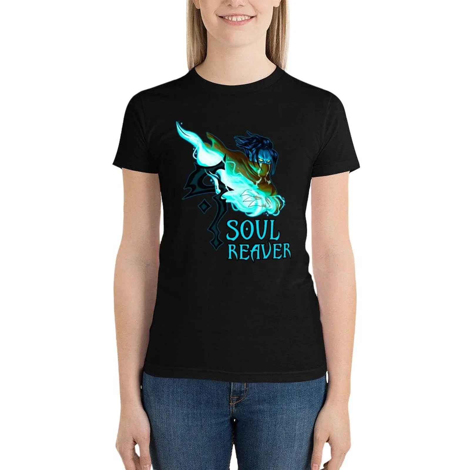 Legacy of Kain Soul Reaver - Raziel(without background) T-Shirt summer tops tops fashion woman blouse 2024