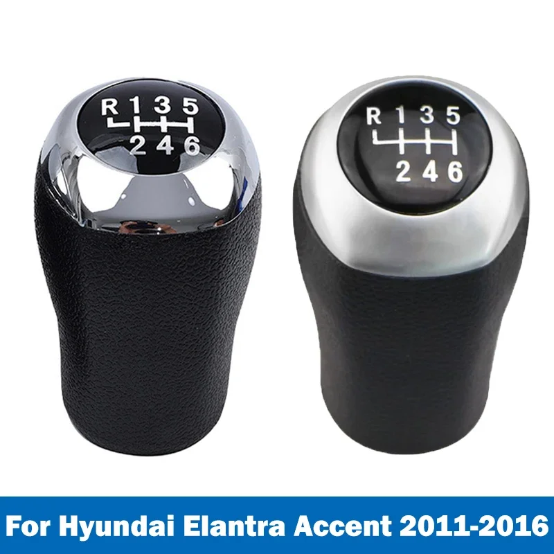 

6 Speed Car Gear Shift Knob Manual Gear Shifter Lever Stick Handle For Hyundai Verna Accent Solaris Elantra 1.8L 2.0L Accessory