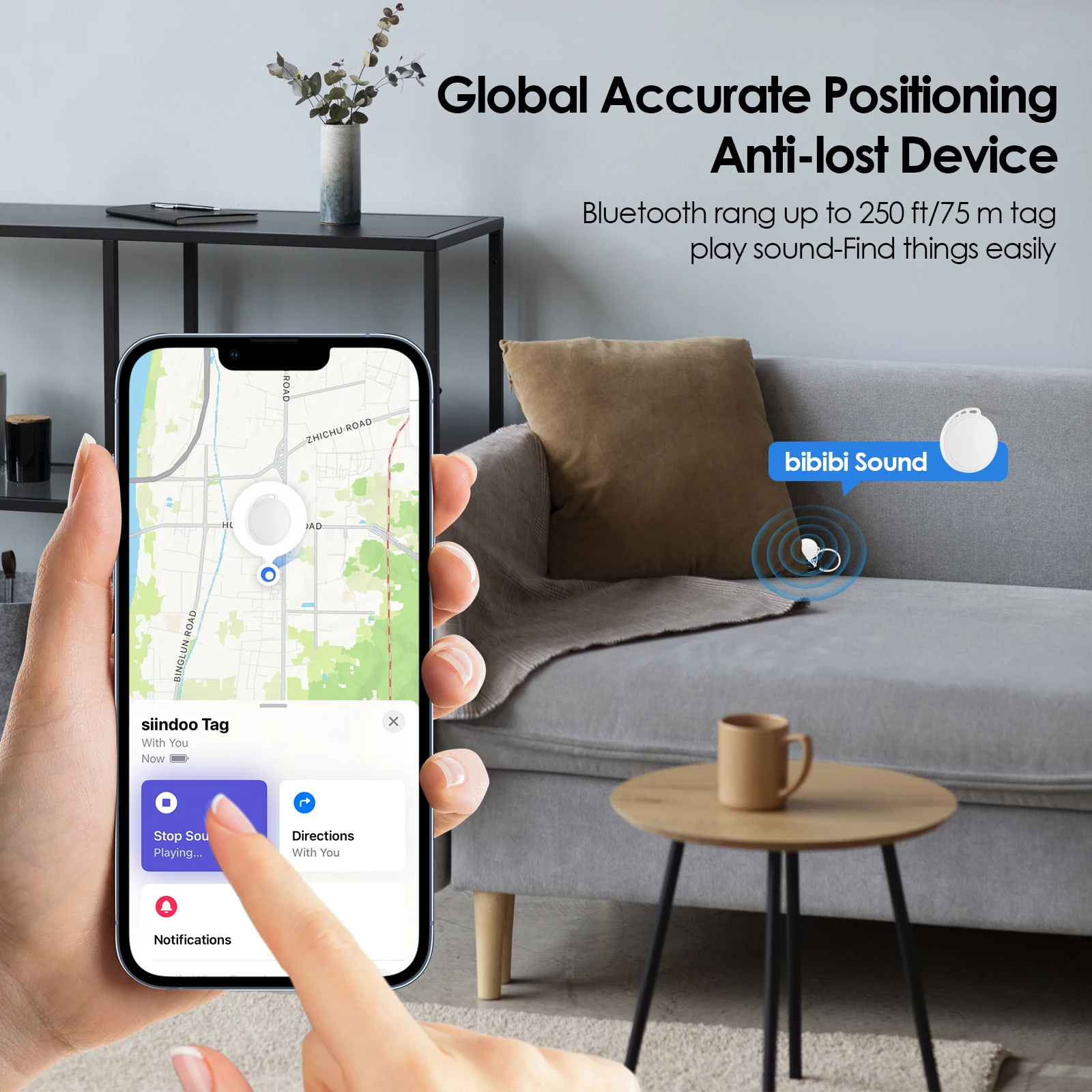 Mini GPS Tracker Anti-Lost Device Real-Time Tracking for Kids Pets Car Wallet Luggage