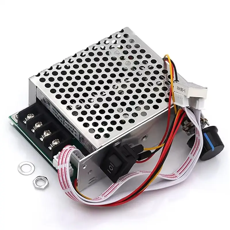 A99E-PWM DC Motor Speed Controller DC10-55V Digital LED Display Adjustable Drive Module Input MAX 60A 12V 24V 36V 48V