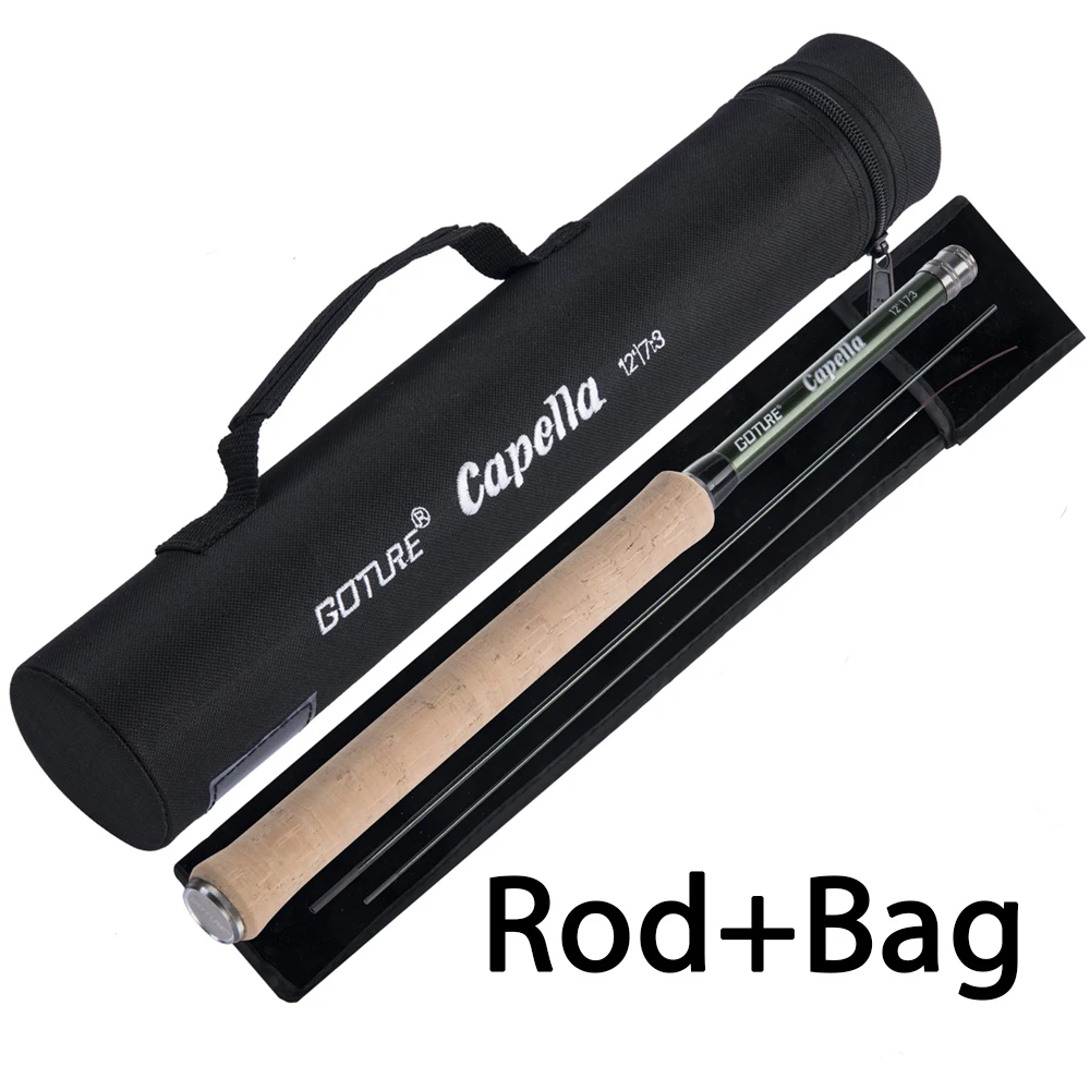 Goture Tenkara Fly Hengel Combo 3.6m Ultralight Koolstofvezel Hengel met Lijn Lokken Clipper Draagbare Tenkara Hengel Set Tackles