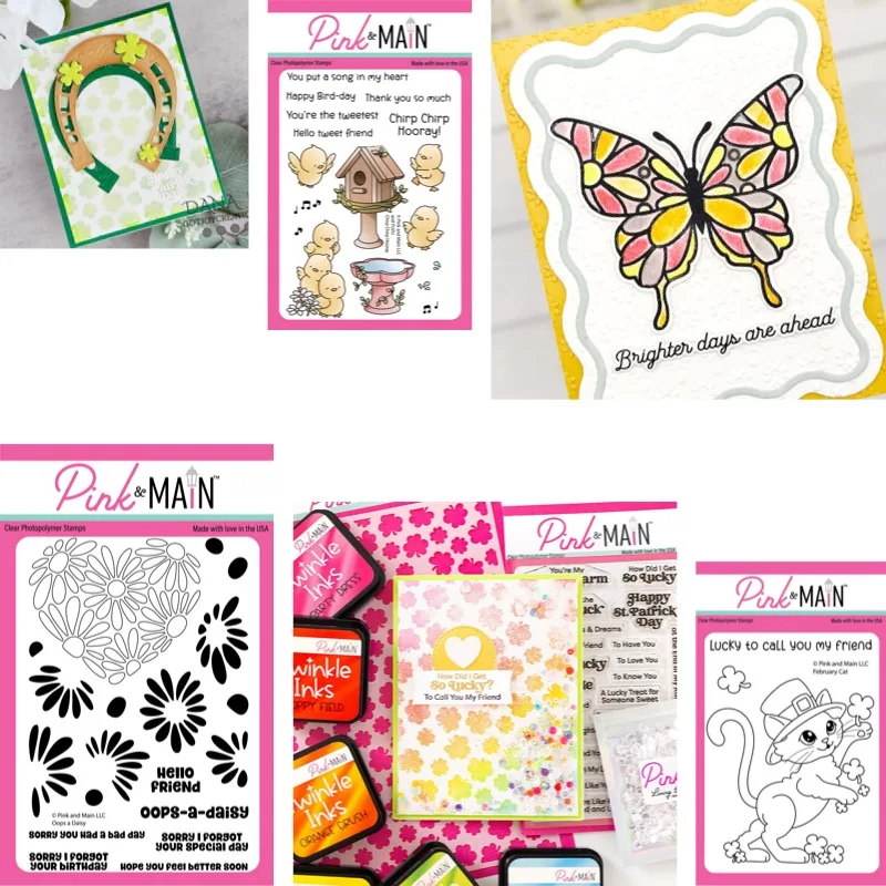 Chirp Chirp Hooray Metal Cutting Dies and Clear Stamps Stencil cut die mold blade knife punch Scrapbook Paper craft stencils