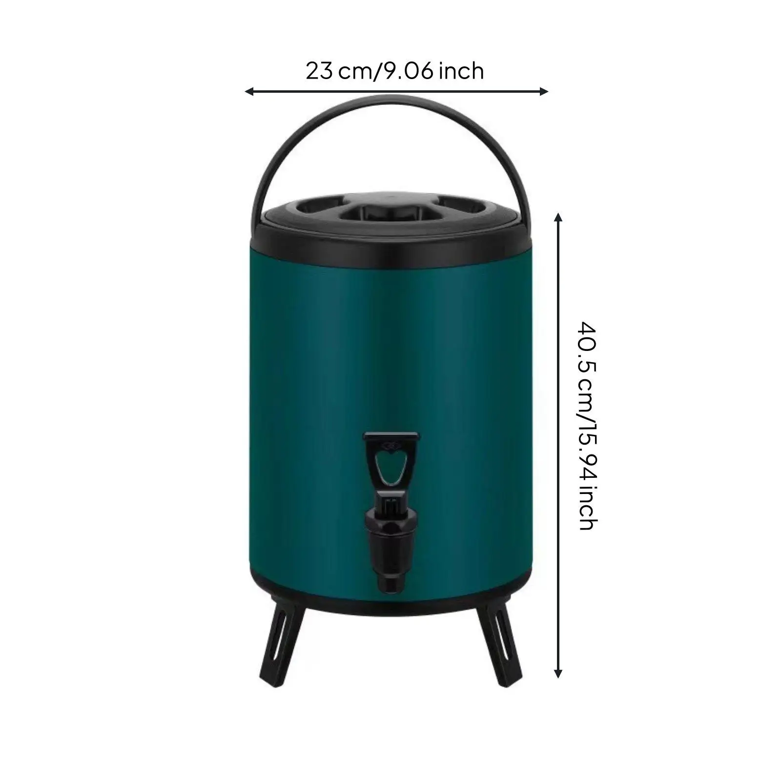 Professional Insulated Beverage Dispenser for Events 12L Stainless Steel Drink Urn with Faucet for Serving Hot Cold Drinks