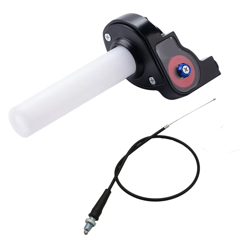 Accessoires moto tout-terrain 50-250CC : Câble d'accélérateur, poignée de commande, ensemble de commande de frein à poignée rotative de qualité supérieure pour une installation facile